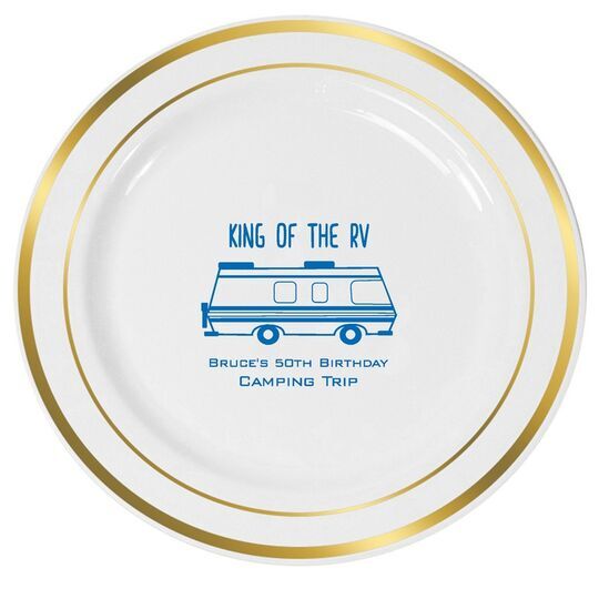 King of the RV Premium Banded Plastic Plates